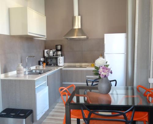 Cocina o zona de cocina en Feel at Sants Apartments