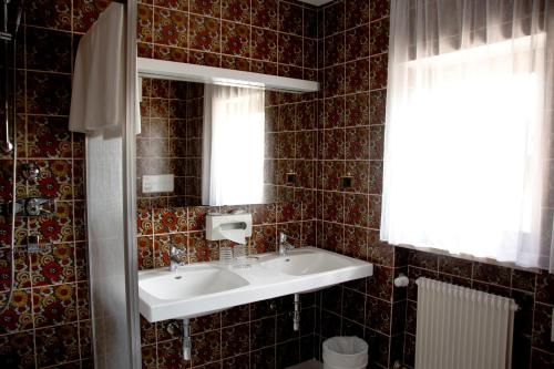 Koupelna v ubytování Residence MAYR