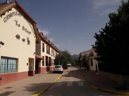 a car parked on the side of a street at Sierra de Cazorla in Arroyo Frio