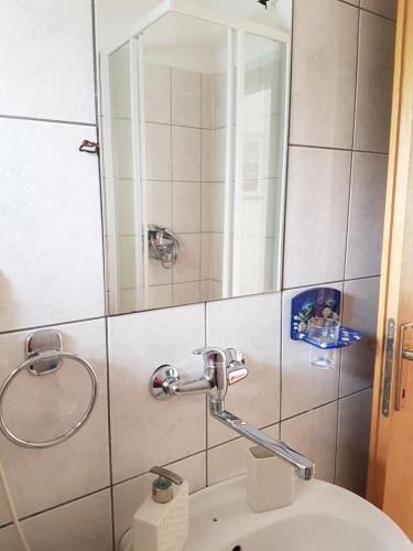 Koupelna v ubytování Apartment Cetina