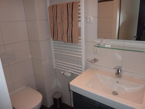 Koupelna v ubytování Apartment Christoph