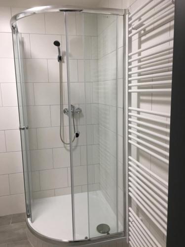Koupelna v ubytování Apartmány SOFIA Kamenice nad Lipou