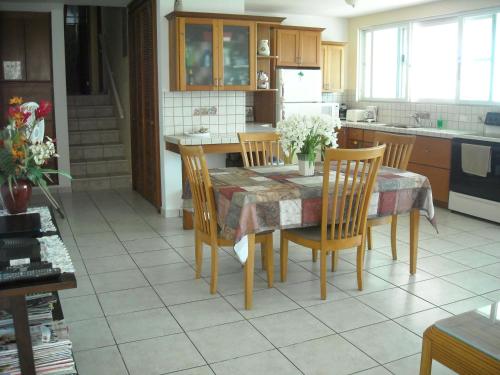 Kuchyň nebo kuchyňský kout v ubytování Ocean View Apartment