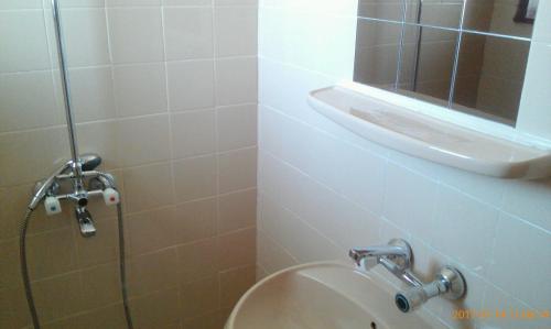 Vonios kambarys apgyvendinimo įstaigoje Famili hotel BARBA YANI
