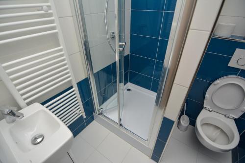 Koupelna v ubytování Vila Kamah
