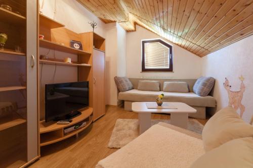 Televisyen dan/atau pusat hiburan di Apartment Luketić