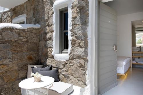 Koupelna v ubytování Dreambox Mykonos Suites
