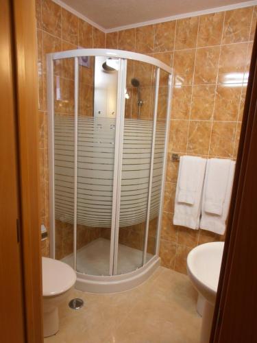 Koupelna v ubytování Lobateira Villas