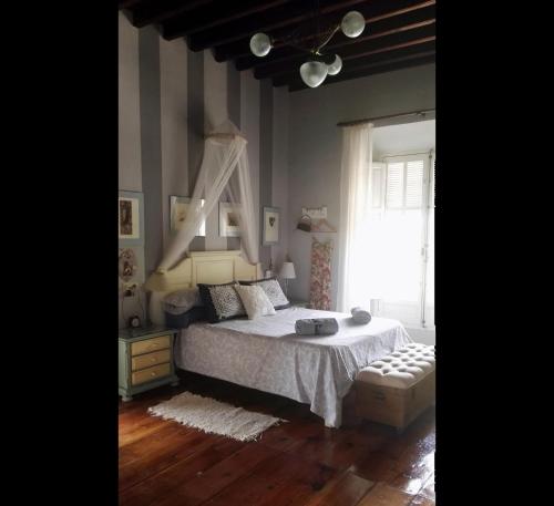 Cama o camas de una habitación en Alojamiento San Juan Bautista