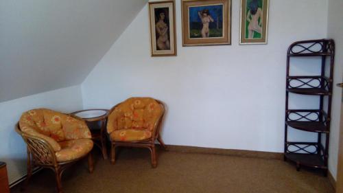 Posezení v ubytování Penzion Edelštejn