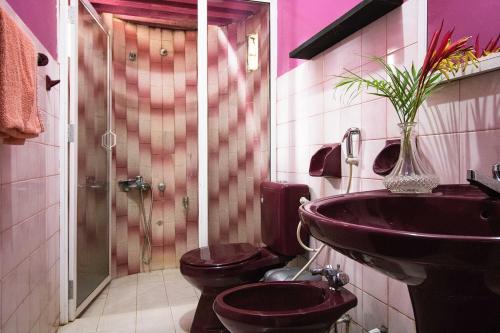 Phòng tắm tại Villa Taprobane