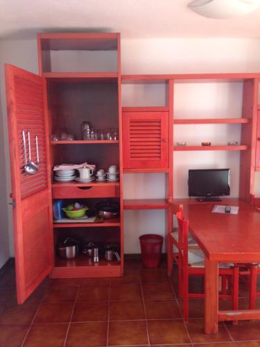 Η κουζίνα ή μικρή κουζίνα στο Residenza Chrysalis Bay