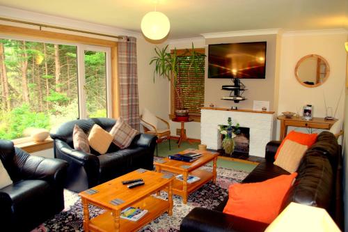 Zona d'estar a Torcroft Lodges