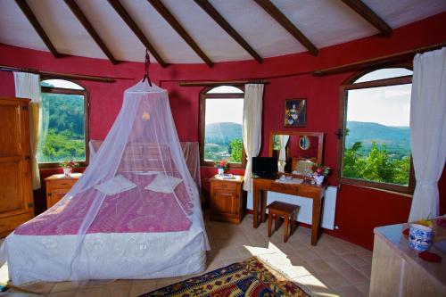 Letto o letti in una camera di Efes Butik Otel