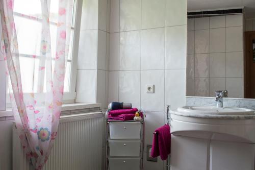 Koupelna v ubytování Haus Loferer
