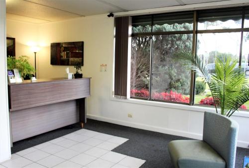 The lobby or reception area at Motel Ringwood