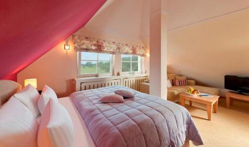 Voodi või voodid majutusasutuse Hotel Fürst Jaromar toas