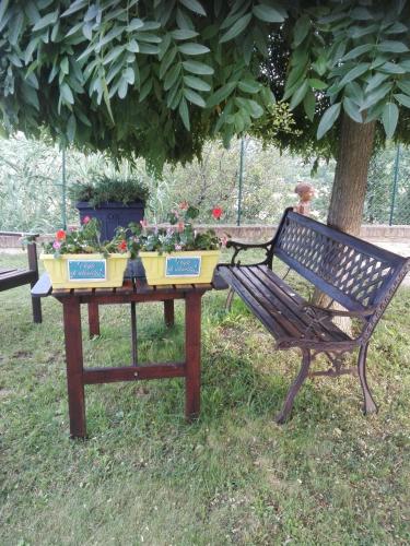 Jardín al aire libre en I Tigli di Altavilla