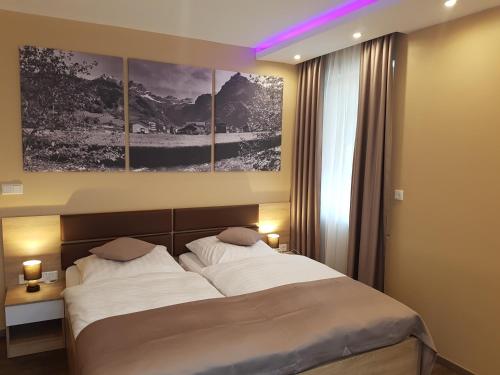 Katil atau katil-katil dalam bilik di Hotel Haus Büderich