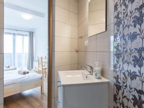 Postel nebo postele na pokoji v ubytování Pokoje Gościnne Bachledzki Wierch