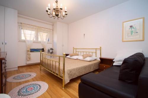 Katil atau katil-katil dalam bilik di Apartmani SEA VIEW