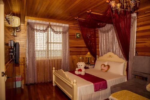 Postel nebo postele na pokoji v ubytování Yilan Homeland B&B