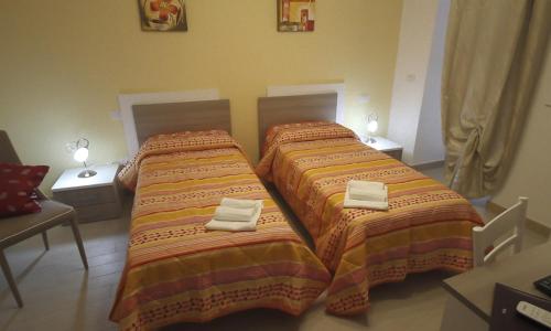 Postel nebo postele na pokoji v ubytování Casa Vacanze Camastra
