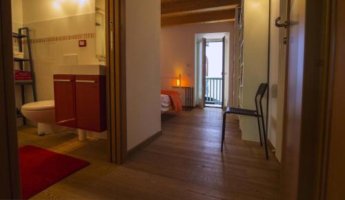Koupelna v ubytování B&B Al Gatto Nero