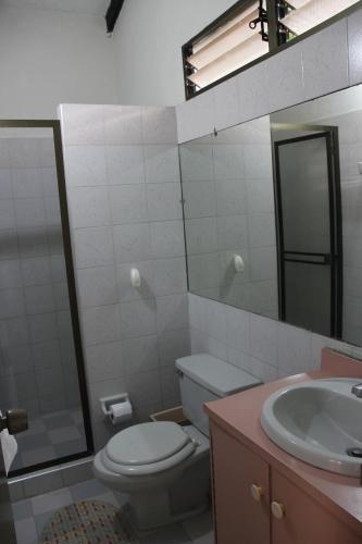 Phòng tắm tại La Provincia Casa Campestre