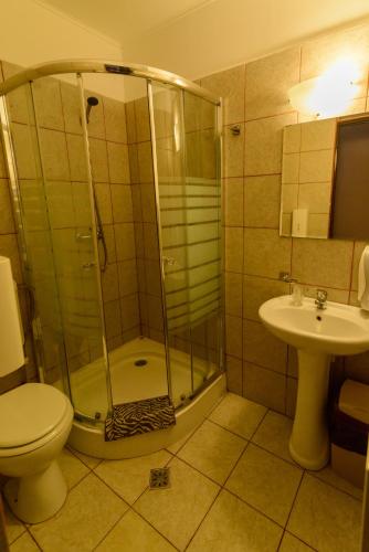 Koupelna v ubytování Hotel LaCetate