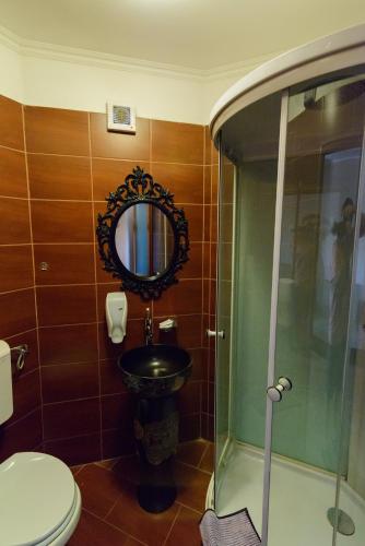 Koupelna v ubytování Hotel LaCetate