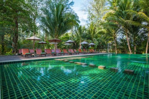 Bazén v ubytování Haadson Resort - Khaolak, Phangnga nebo v jeho okolí