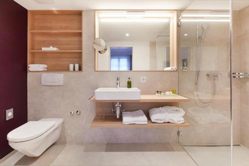 Koupelna v ubytování Hotel Gasthof zum Ochsen