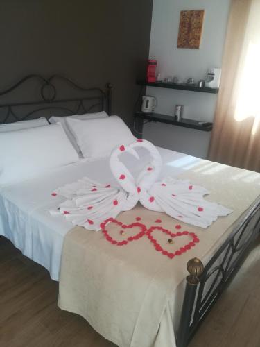 Ένα ή περισσότερα κρεβάτια σε δωμάτιο στο B&B Vista sul Mare