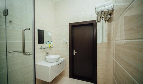 Ένα μπάνιο στο Bek Khiva Hotel