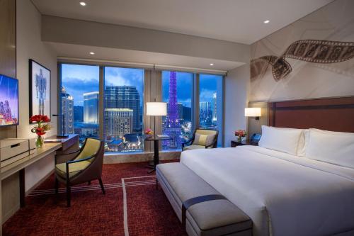 Katil atau katil-katil dalam bilik di Studio City Hotel