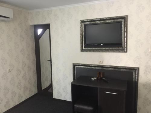 Un televizor și/sau centru de divertisment la Hotel Chamishki