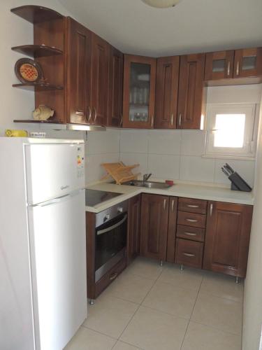 A kitchen or kitchenette at Apartments and rooms Niki 2