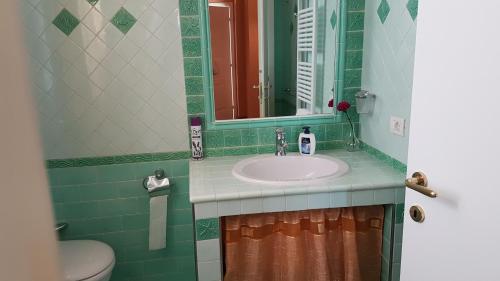 Koupelna v ubytování Villa Lucrezia