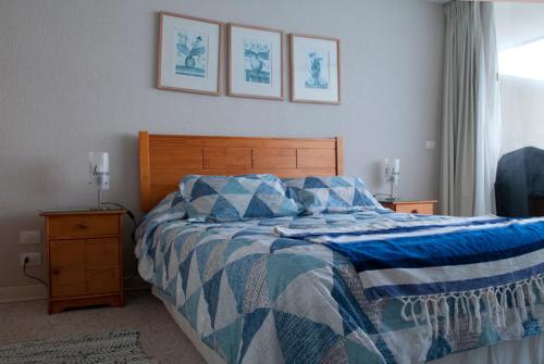 Ένα ή περισσότερα κρεβάτια σε δωμάτιο στο Sn Alfonso del Mar Edif.Goleta