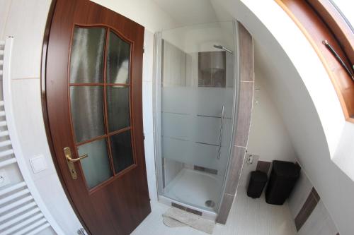 Kúpeľňa v ubytovaní Apartmány Morávka