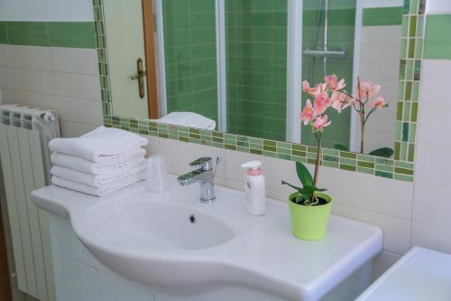 Kúpeľňa v ubytovaní A casa di Franci