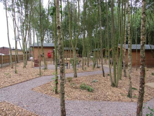 Κήπος έξω από το Riddings Wood lodges