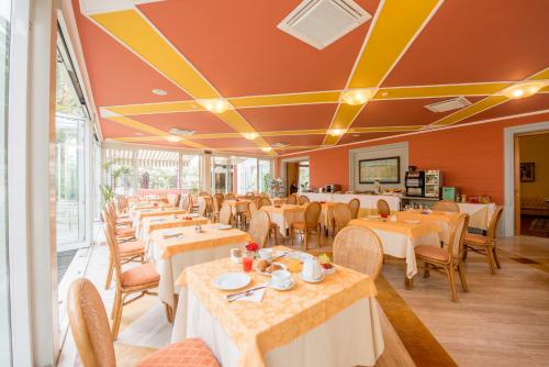 En restaurant eller et andet spisested på Hotel Progresso