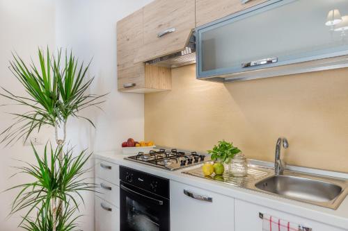 Cuisine ou kitchenette dans l'établissement Mannois - Lofts & Apartments