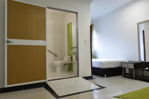 Et badeværelse på Hotel El Principe Sede Campestre