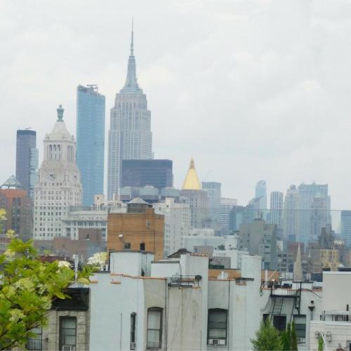 a view of a city skyline with tall buildings at The Ridge in New York