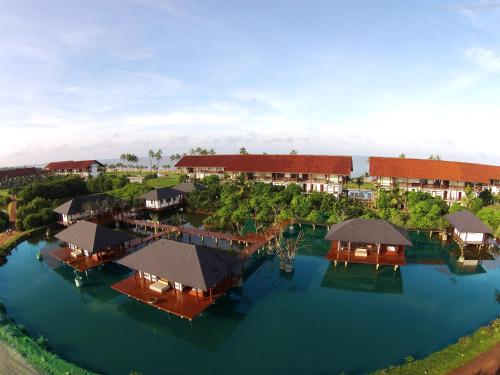 an aerial view of a resort on the water at Anantaya Resort & Spa Chilaw in Chilaw