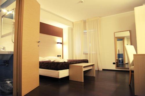Koupelna v ubytování Hotel Sogni D'Oro Airport