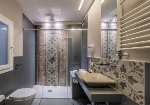 Kylpyhuone majoituspaikassa Viacolvento